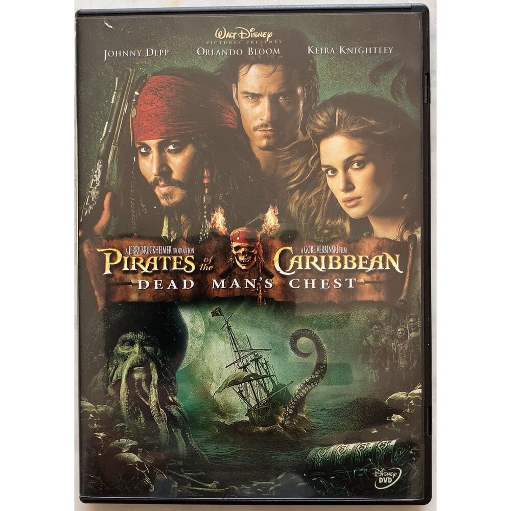 Pirates of the Caribbean: Dead Man’s Chest DVD Johnny Depp Orlando Bloom